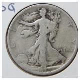 1919 D Walking Liberty Half Dollar Coin