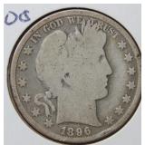 1896 Barber Half Dollar