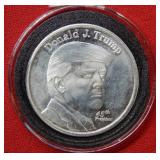 1oz .999 Silver Round - Trump 45th President