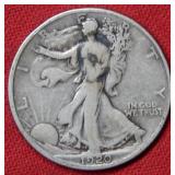 1920 S Walking Liberty Silver Half Dollar Coin