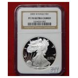 2005 W Silver Eagle 1oz .999 NGC PF70 Ultra Cameo