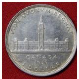 1939 Canada Silver Dollar