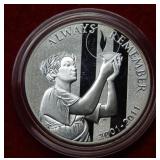 2011 P Sept 11th Silver Memorial Proof 1oz