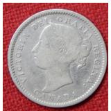 1887 Canada Silver Dime