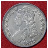 1832 Bust Silver Half Dollar Coin