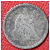 1857 O Seated Liberty Silver Dime