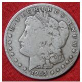 1903 S Morgan Silver Dollar Coin