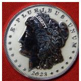 2023 S Reverse Proof 1oz Silver Morgan Comm $1