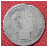 1895 S Barber Silver Dime