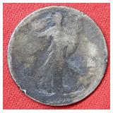 11917 S OBV Walking Liberty Silver Half Dollar