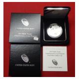 2016 $1 Silver Mark Twain Silver Proof Comm Coin