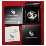 2016 $1 Silver Proof 100th Anniv National Park