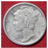 1920 S Mercury Silver Dime