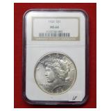 1926 Peace Silver Dollar NGC MS64