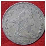 1799 Heraldic Eagle Bust Silver Dollar