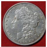 1900 S Morgan Silver Dollar Coin
