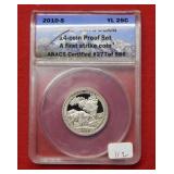 2010 S Yellowstone Quarter ANACS PR70 DCAM