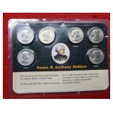 (6) Susan B Anthony Dollars - 1979 and 1980 PD&S