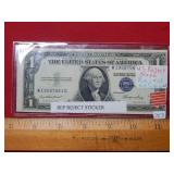 1935 E $1 Silver Certificate - BEP Reject Sticker