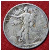 1920 D Walking Liberty Silver Half Dollar Coin