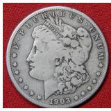 1903 S Morgan Silver Dollar Coin