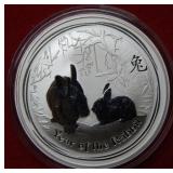 2011 Australia 1oz "Year of the Rabbit" Coin