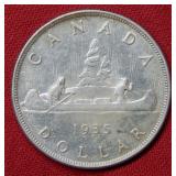 1935 Canada Silver Dollar