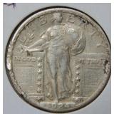 1924 D Standing Liberty Silver Quarter