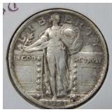 1921 Standing Liberty Silver Quarter