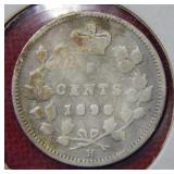 1876 Canadian Silver Five Cent