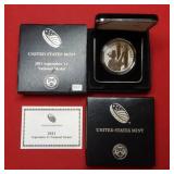 2011 W Proof US September 11-National Silver Medal
