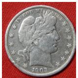 1903 Barber Silver Half Dollar