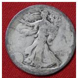 1921 S Walking Liberty Silver Half Dollar
