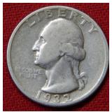 1932 D Washington Silver Half Dollar Coin