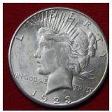 1923 S Peace Silver Dollar Coin