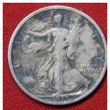 1917 Walking Liberty Silver Half Dollar