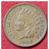 1908 S Indian Head Cent