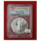 2018 Silver Eagle Silver 1oz PCGS MS70