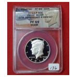 2014 P Kennedy Silver Half ANACS PF69 DCAM