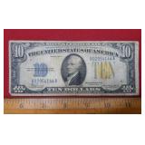 1934 A $10 North Africa US Silver Certificate