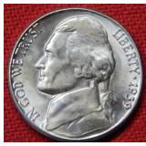 1939 S Jefferson Nickel Coin