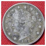 1883 Liberty Nickel - with cents