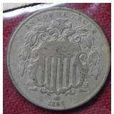 1866 Shield Nickel