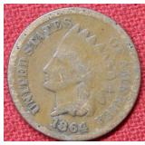 1864 L Indian Head Cent