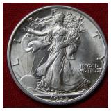 1935 Walking Liberty Silver Half Dollar