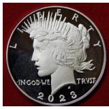 2023 Proof Peace Comm Silver Dollar 1oz