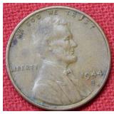 1944 D/S Lincoln Wheat Cent  - Mint Error