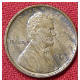 1909 Lincoln Wheat Cent - Brown