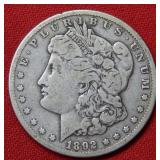 1892 CC Morgan Silver Dollar Coin