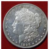 1896 Morgan Silver Dollar Coin